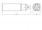 Preview: LEDVANCE DULUX LED D/E13 HF & AC MAINS VALUE 6W 865 G24Q-1 für EVG & Netzspannung