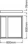Preview: LEDVANCE SURFACE MOUNT KIT PANEL 600 H75 BK