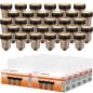 Preview: 30 x OSRAM LED STAR FLAT 28 Non-DIM 3.5W 827 Frosted E27 warmweiß