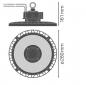 Preview: Ledvance LED Hallenleuchte HIGH BAY GEN 5 HB P 75W 840 70DEG IP66