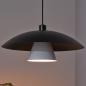 Preview: OSRAM Pendelleuchte Decor Flying Mushroom in Schwarz/Weiß Ø 50 cm aus Stahl mit E27 Fassung - dekorative Hängelampe