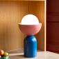 Preview: OSRAM Tischleuchte Decor Bowl Table in Blau/ Rosa Ø 20 cm aus Stahl mit E14 Fassung