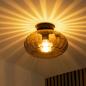 Preview: OSRAM DECOR SMOKE GLASS CEILING E27 BLACK DECKENLEUCHTE