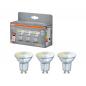 Preview: OSRAM SMART+ MATTER Spot Dimmable PAR16 GU10 4,7W 2700K 45° Triple Pack LED