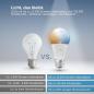 Preview: OSRAM E27 SMART+ MATTER Classic LED-Lampe 9,5W wie 75W Dimmbar Tunable White - Matter over WiFi, App- und Sprachsteuerung