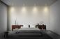 Preview: 5er Set OSRAM GU10 2,6W LED Spot Set Recess Einbaustrahler Weiß 2700K IP20 -  Einbaudurchmesser 68mm, Einbautiefe 115mm