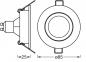 Preview: 3er Set OSRAM GU10 4,5W LED Spot Set Recess Click Schwarz 2700K IP20 Einbaustrahler -  Einbaudurchmesser 68mm, Einbautiefe 100mm