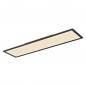 Preview: OSRAM Essential Aufbau Panel LED-Panel 24 W 2100 lm 3000 K Warmweiß 1000 × 250 mm Schwarz IP20
