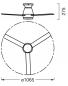 Preview: OSRAM Ceiling Fan Nordes 38W CCT RGB Deckenventilator mit Licht 3000-6500K dimmbar
