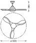 Preview: OSRAM Ceiling Fan Bise 48W CCT RGB Deckenventilator mit Licht 3000-6500K dimmbar
