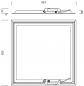 Preview: Siteco Apollon 41 Office LED-Panel 59,6x59,6cm 6500K 35W 3700 Lumen UGR19
