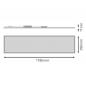 Preview: LEDVANCE LED PANEL PERFORMANCE 1200x300 33 W 3000 K warmweißes Licht UGR19