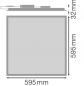 Preview: LEDVANCE LED Panel Comfort 600mm 28W 3000K warmweißes Licht