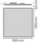 Preview: LEDVANCE LED Panel Comfort 600mm 28W 4000K universalweißes Licht UGR ≤ 19