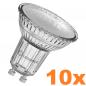 Preview: 10er Vorteilspack Ledvance GU10 PAR16 LED Spot 36° 2,6W wie 35W 2700K warmweißes Licht