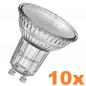 Preview: 10er Sparset Ledvance GU10 PAR16 LED Spot 36° 2,6W wie 35W 4000K 840 universalweißes Licht