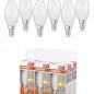 Preview: 6er Set OSRAM E14 LED Kerzen Lampe Star Classic B 25 2.9W 2,9W wie 25W 2700K warmweißes Licht 97Ra sehr hohe Farbwiedergabe