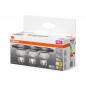Preview: 3er Pack OSRAM GU5.3 LED MR 16 Strahler 3,8W wie 35W 36°-Abstrahlwinkel 2700K warmweißes Licht 12V
