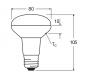 Preview: Ledvance E27 R80 Reflektorlampe 36° 4,8W wie 60W dimmbarer Strahler mit warmweißem Licht 2700K hohe Farbwiedergabe