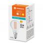 Preview: Ledvance E14 LED Tropfenlampe Classic klar 4W wie 40W 2700K warmweißes Licht