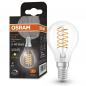 Preview: OSRAM E14 VINTAGE-Retro LED Tropfenlampe in klarem Filament dimmbar 4,8W wie 40W warmweißes gemütliches Licht 2700K