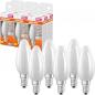 Preview: 6 x Osram E14 LED Kerzenlampen CLASSIC matt 5,5W wie 60W 4000K neutralweißes Licht