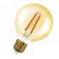 Preview: 2er Pack OSRAM E27 Lampe Vintage 1906 LED Globe 80 DIMMABLE 7,2W 2400K Gold