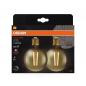 Preview: 2er Pack OSRAM E27 Lampe Vintage 1906 LED Globe 80 DIMMABLE 7,2W 2400K Gold