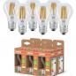 Preview: 6er Set OSRAM E27 LED Lampen Classic Filament 7,2W wie 100W warmweißes Licht 2700K - Energy efficiency class A