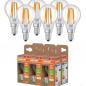 Preview: 6er Set OSRAM E14 LED Lampe Classic Filament 3,8W wie 60W warmweißes Licht 2700K - Energy efficiency class A