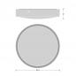 Preview: LEDVANCE LED Decken- und Wandleuchte BULKHEAD ROUND -  BLKH RD 300 P 17W ML 83040 weiß IP65