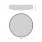 Preview: LEDVANCE LED Decken- und Wandleuchte BULKHEAD ROUND EMERGENCY -  BLKH RD EL 300 P 19.5W ML 83040 schwarz IP65