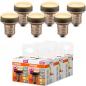 Preview: 6er-Pack OSRAM E27 LED STAR FLAT 29 Strahler dimmbar 4,5W wie 29W warmweißes Licht