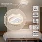 Preview: LEDVANCE CEILI LED Deckenventilator 55W 3100lm 3000-6500K dimmbar Ø500mm Weiß mit Fernbedienung