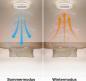 Preview: LEDVANCE CEILI LED Deckenventilator 55W 3100lm 3000-6500K dimmbar Ø500mm Weiß mit Fernbedienung