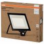 Preview: OSRAM LED Fluter Floodlight Essential mit Sensor 150W 4000K Neutralweiß IP44 schwarz
