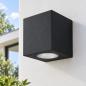 Preview: OSRAM Wandleuchte Endura Classic Square Down in Schwarz aus Aluminium