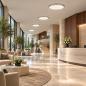 Preview: OSRAM ORBIS DUBLIN LED-Deckenleuchte 24 W, 2700 lm, 3000 K, Ø 390 mm, Silber, IP20