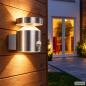 Preview: OSRAM ENDURA STYLE CYLINDER Wall Sensor LED-Außenwandleuchte 6W 360 lm 3000K Warmweiß Edelstahloptik IP44