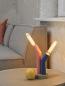 Preview: OSRAM 2-flammige Tischleuchte Decor Straw in Multicolor aus Metall mit E27 Fassungen