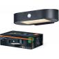 Preview: Osram Wandleuchte Endura Style Oval S Wall Solar & Sensor in Schwarz - warmweißes Licht, integrierter Sensor, ohne Strom nutzbar, lange Laufzeit: 30 Mal 60 Sekunden im PIR Modus