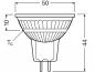 Preview: Ledvance GU5.3 LED Niedervolt Reflektor Lampe MR16 dimmbar 36° 2.2W wie 20W warmweiß 3000K hohe Farbwiedergabe 97Ra