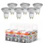 Preview: 6er Pack OSRAM Superstar GU10 LED Strahler PAR16 36° Abstrahlwinkel 2,4W wie 35W neutralweiß dimmbarer Reflektor 90Ra