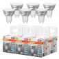 Preview: OSRAM GU10  LED STAR PAR16 Strahler 120° 5,6W wie 49W kaltes Licht mit breitem Lichtkegel 6500K