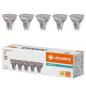 Preview: 5er Pack Ledvance GU10 PAR16 LED Spot 36° 3.7W wie 50W 3000K warmweißes Licht