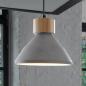 Preview: OSRAM Beton Hängelampe CONCRETE WOOD grau Ø 22 cm  E27