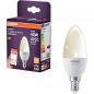 Preview: 4er Set OSRAM SMART+ LED Kerzenlampe E14 Zigbee DIMM 4,9W wie 40W 2700K warmweißes Licht