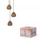 Preview: OSRAM Pendelleuchte Decor Paper Drop aus Papier in Tropfenform mit E27 Fassung beige - 3-flammig