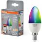 Preview: OSRAM E14 SMART+ MATTER Classic B40 LED-Lampe 4,9W wie 40W Multicolor 2700-6500K - Matter over WiFi, App- und Sprachsteuerung, 16 Mio. Farben