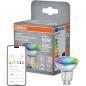 Preview: OSRAM SMART+ Matter LED Spot GU10 4,7W 90° RGBW Farbwechsel - steuerbar per App und Sprachassistenten wie Alexa, Google Home, dimmbar